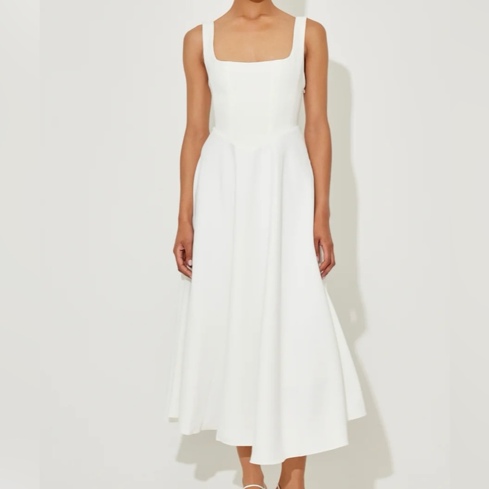 ODDMUSE NWT The Ultimate Muse High Waist Square Neck Midi Dress